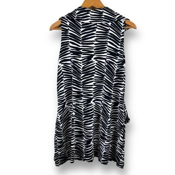 Sympli Black and White Double Take Tunic Size 10 - Picture 2 of 10